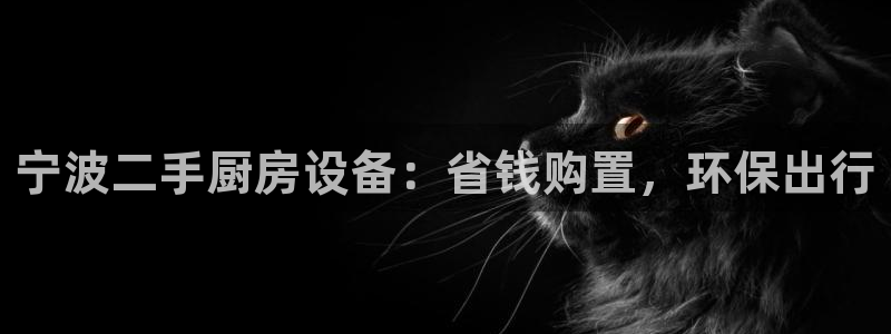 凯时首页登录：宁波二手厨房设备：省钱购置，环保出行