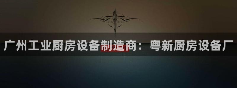 尊龙官方网址：广州工业厨房设备制造商：粤新厨房设备厂