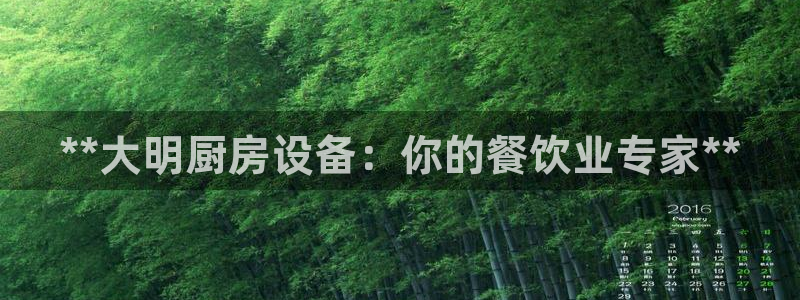 尊龙凯时有假么：**大明厨房设备：你的餐饮业专家**