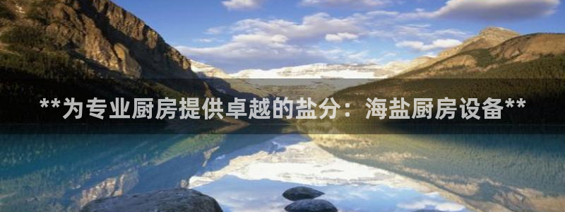 d88尊龙z6：**为专业厨房提供卓越的盐分：海盐厨房设备*