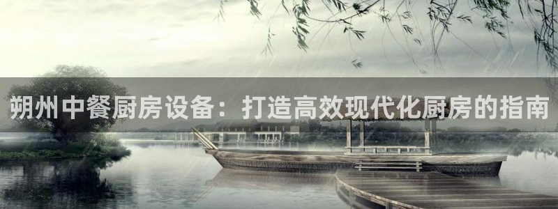 尊龙凯时人生就是搏技术实力：朔州中餐厨房设备：打造高效现代化