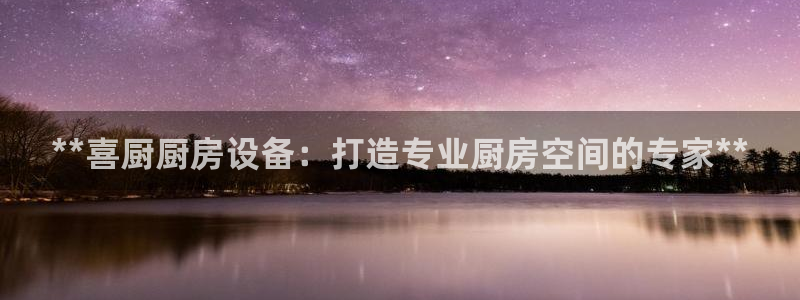 凯时AG网：**喜厨厨房设备：打造专业厨房空间的专家**