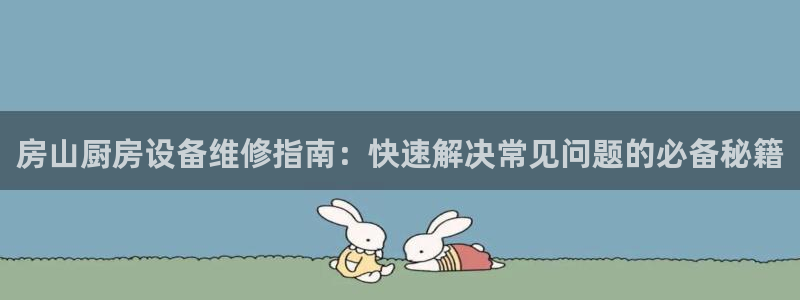 尊龙版末代皇帝：房山厨房设备维修指南：快速解决常见问题的必备