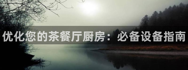 尊龙凯时有封银行卡的吗：优化您的茶餐厅厨房：必备设备指南